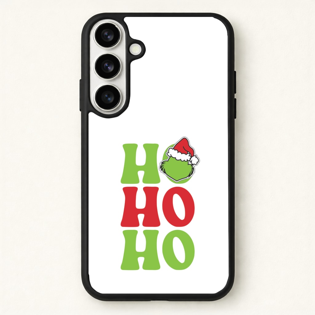 Green Ho Ho Ho Phone Case for Galaxy S26
