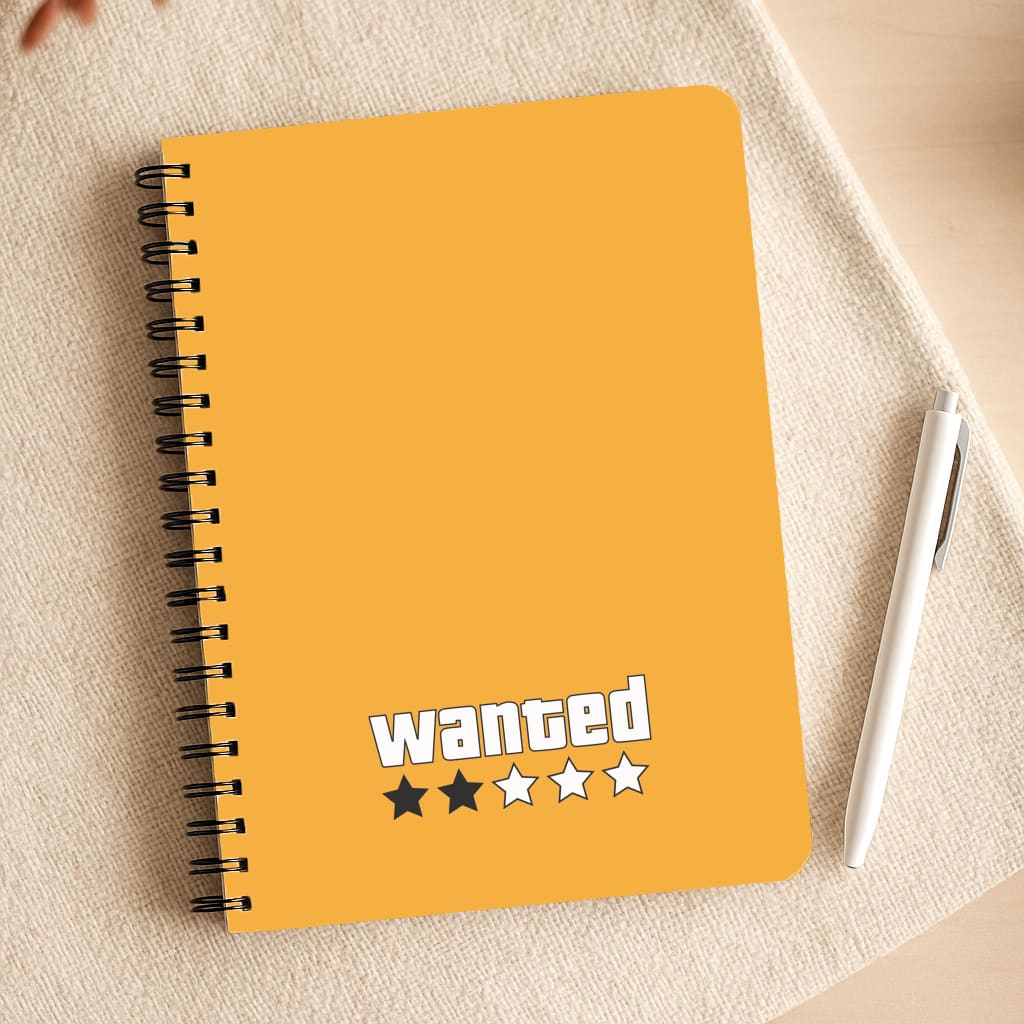 Wanted - Video Game Notepad