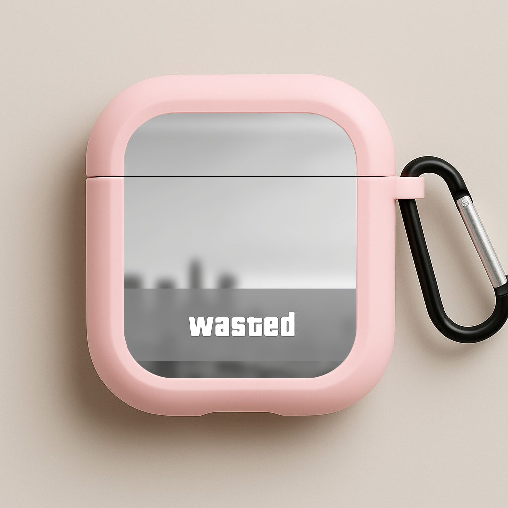 Wasted - Video Game Pink AirPods Case