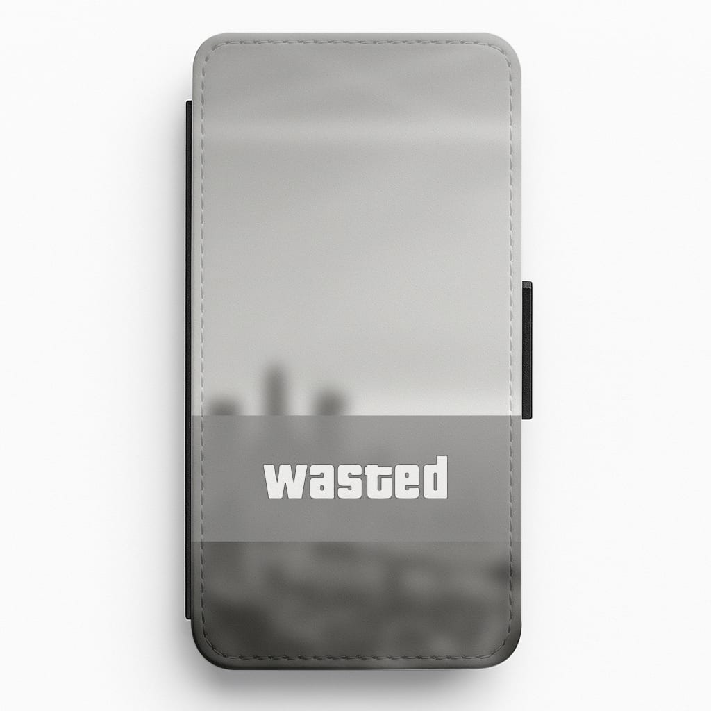 Wasted - Video Game Flip / Wallet Phone Case
