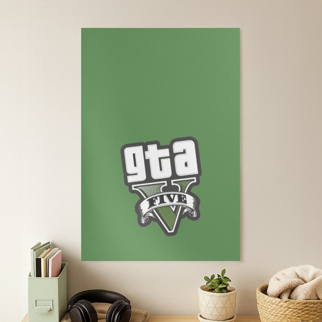 Green Five - Video Game Poster