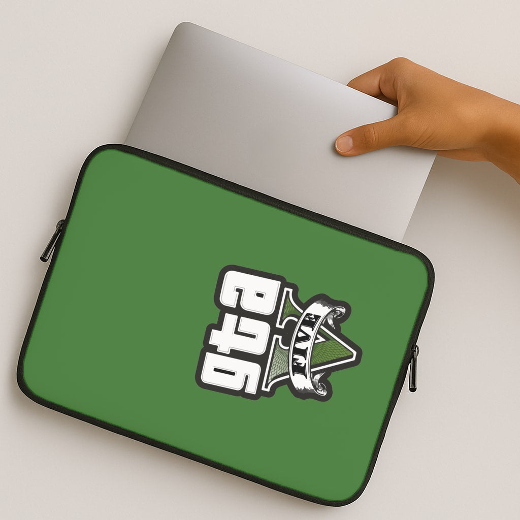 Green Five - Video Game MacBook Case