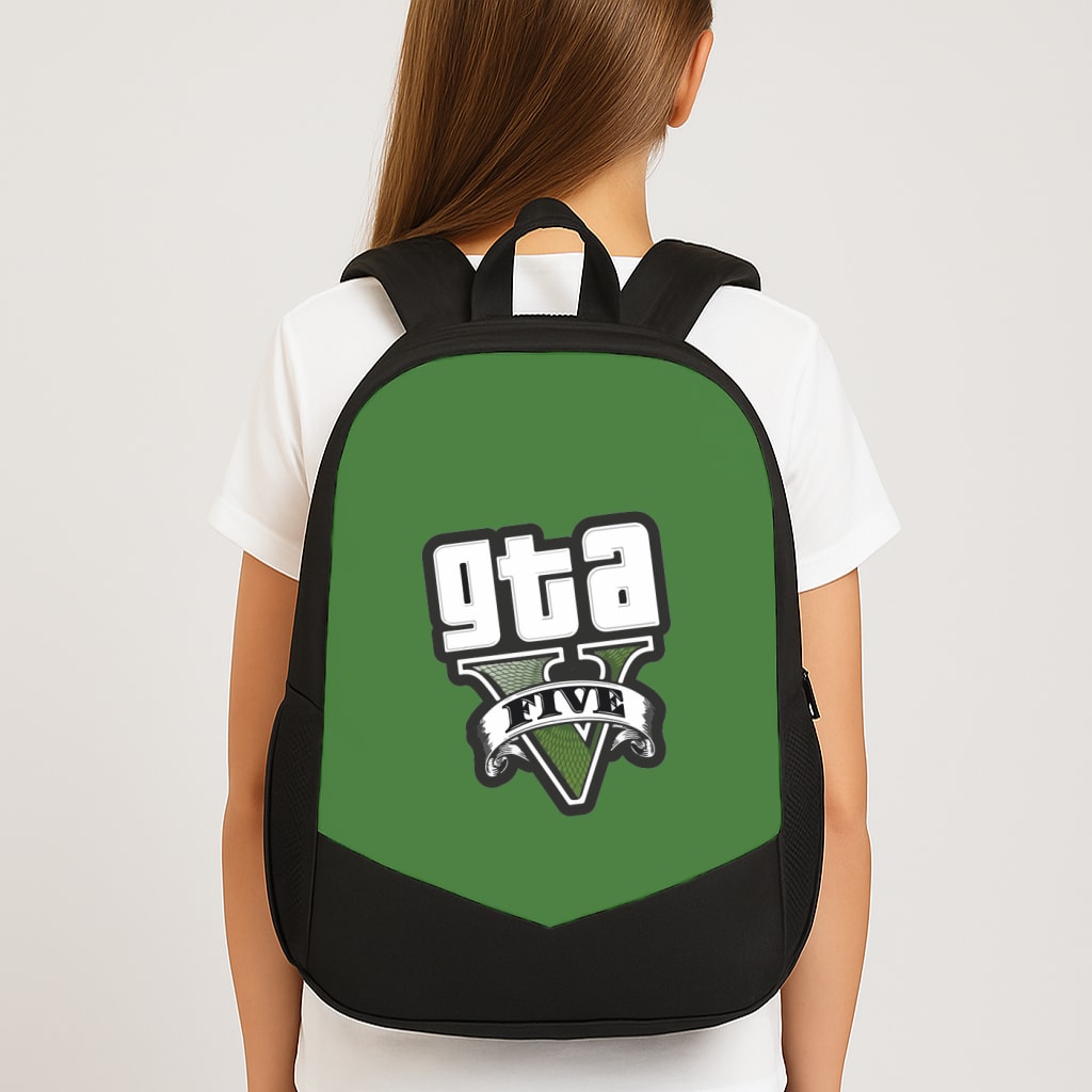 Green Five - Video Game Backpack