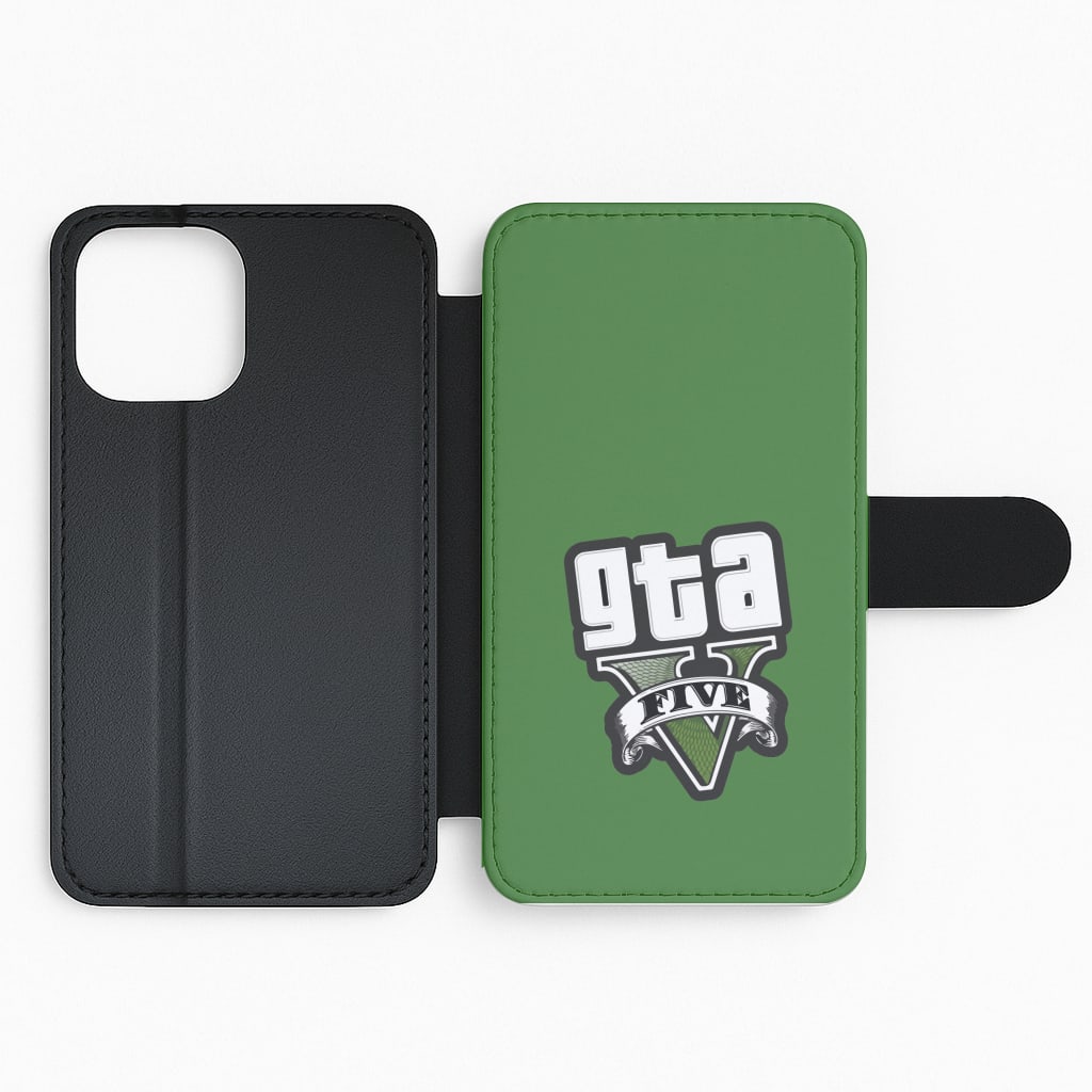 Green Five - Video Game Flip Phone Case