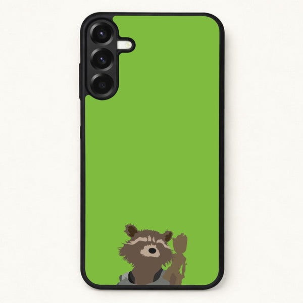 Rocket Raccoon And Groot - GOTG Phone Case for Galaxy A57