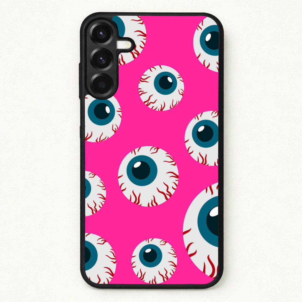 Spooky Eye Pattern Phone Case for Galaxy A37