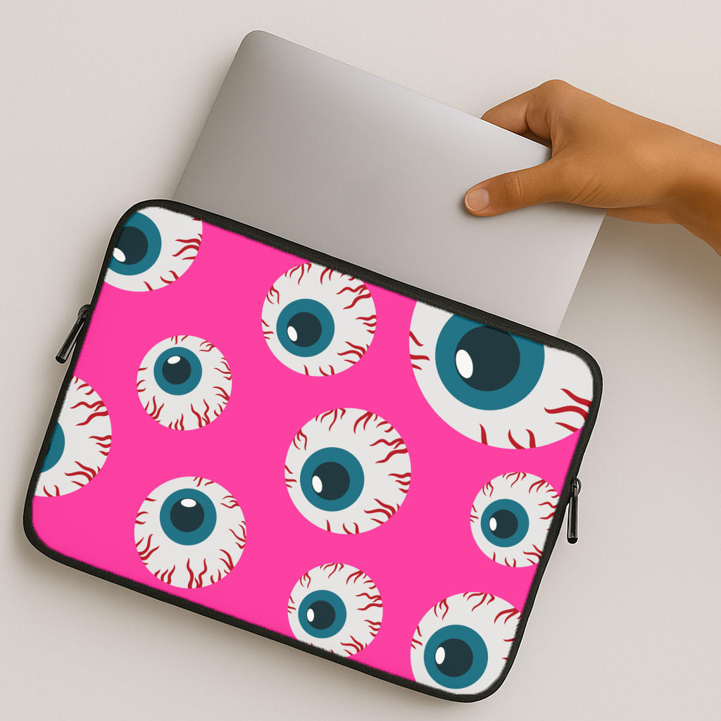 Spooky Eye Pattern MacBook Case