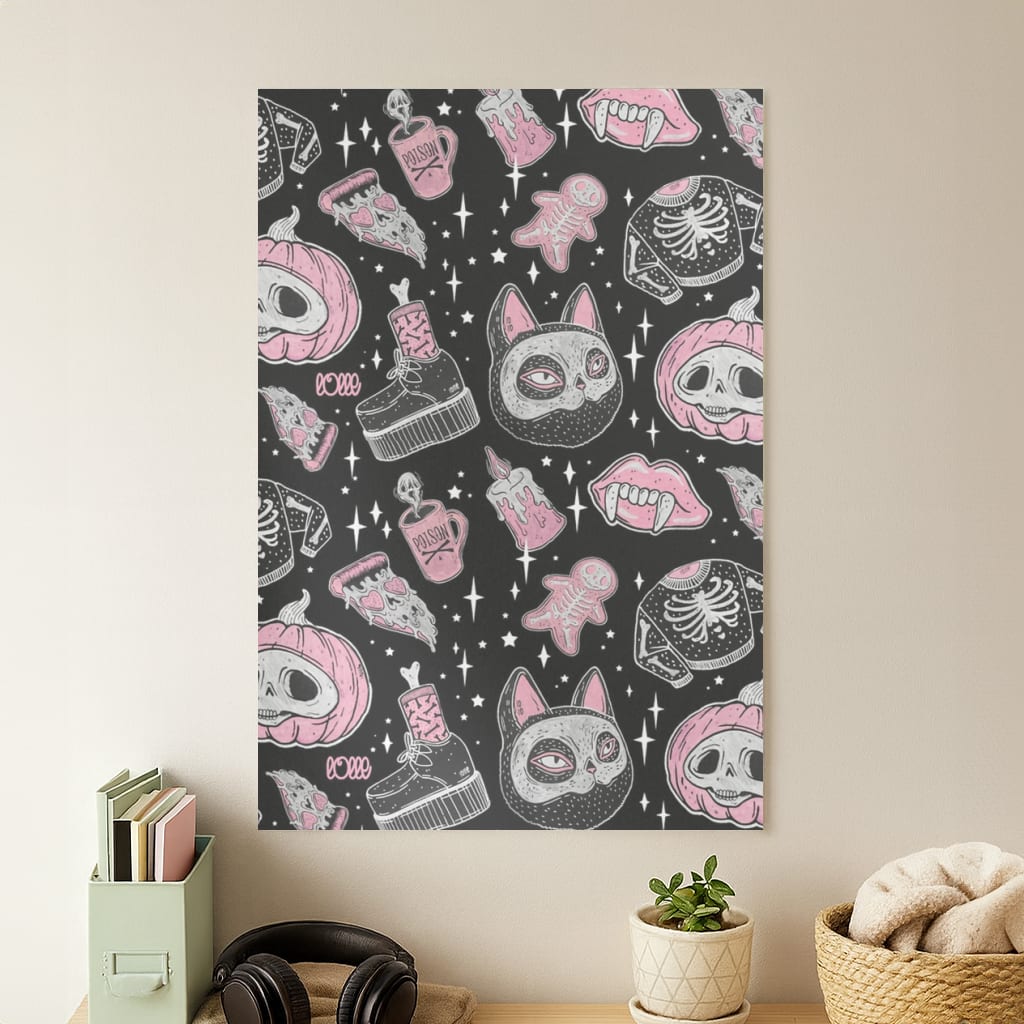 Spooks or Creeps Halloween Poster