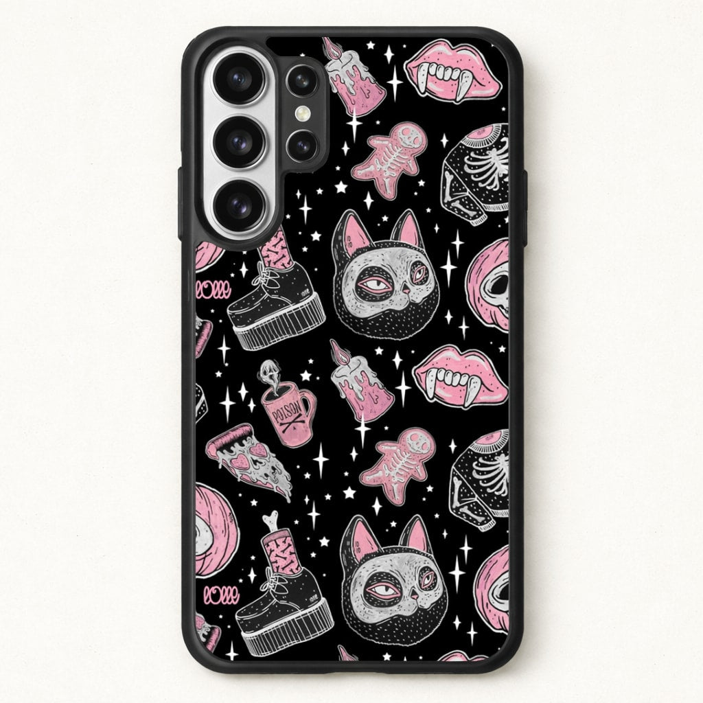 Spooks or Creeps Halloween Phone Case for Galaxy S26 Ultra