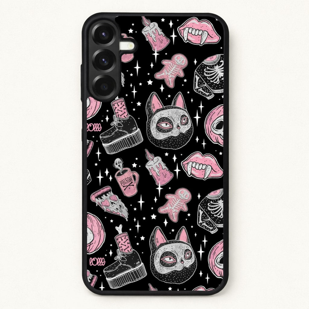 Spooks or Creeps Halloween Phone Case for Galaxy A57