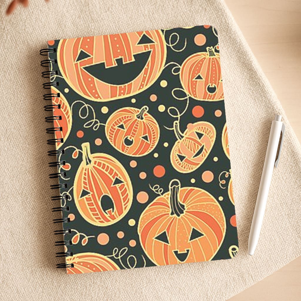 Pumpkin Pattern Notepad