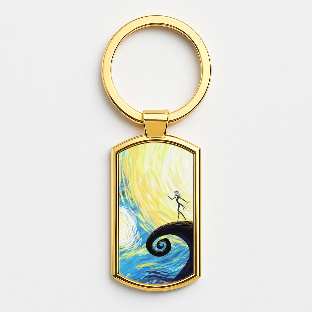 TNBC Gold Keyring