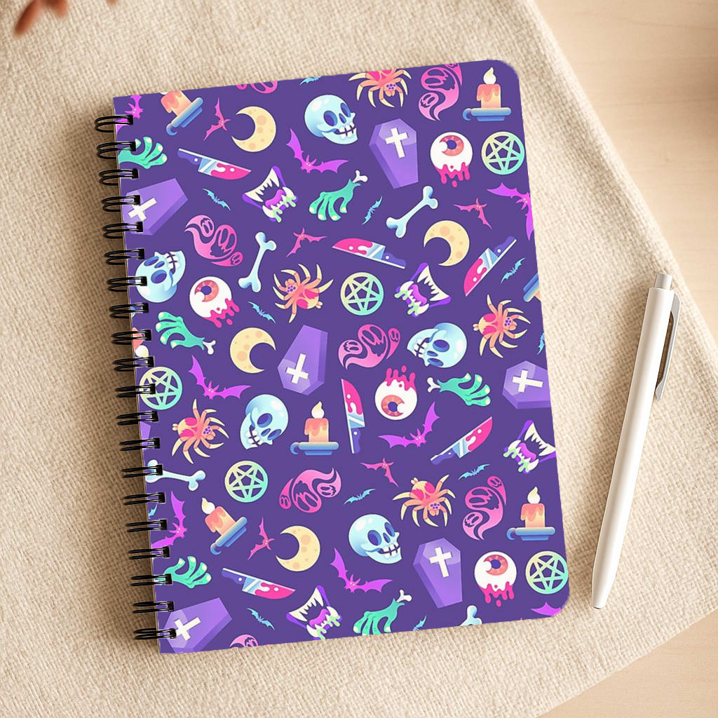 Horroriffic Halloween Pattern Notepad