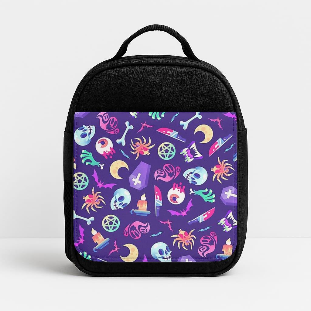 Horroriffic Halloween Pattern Lunchbox