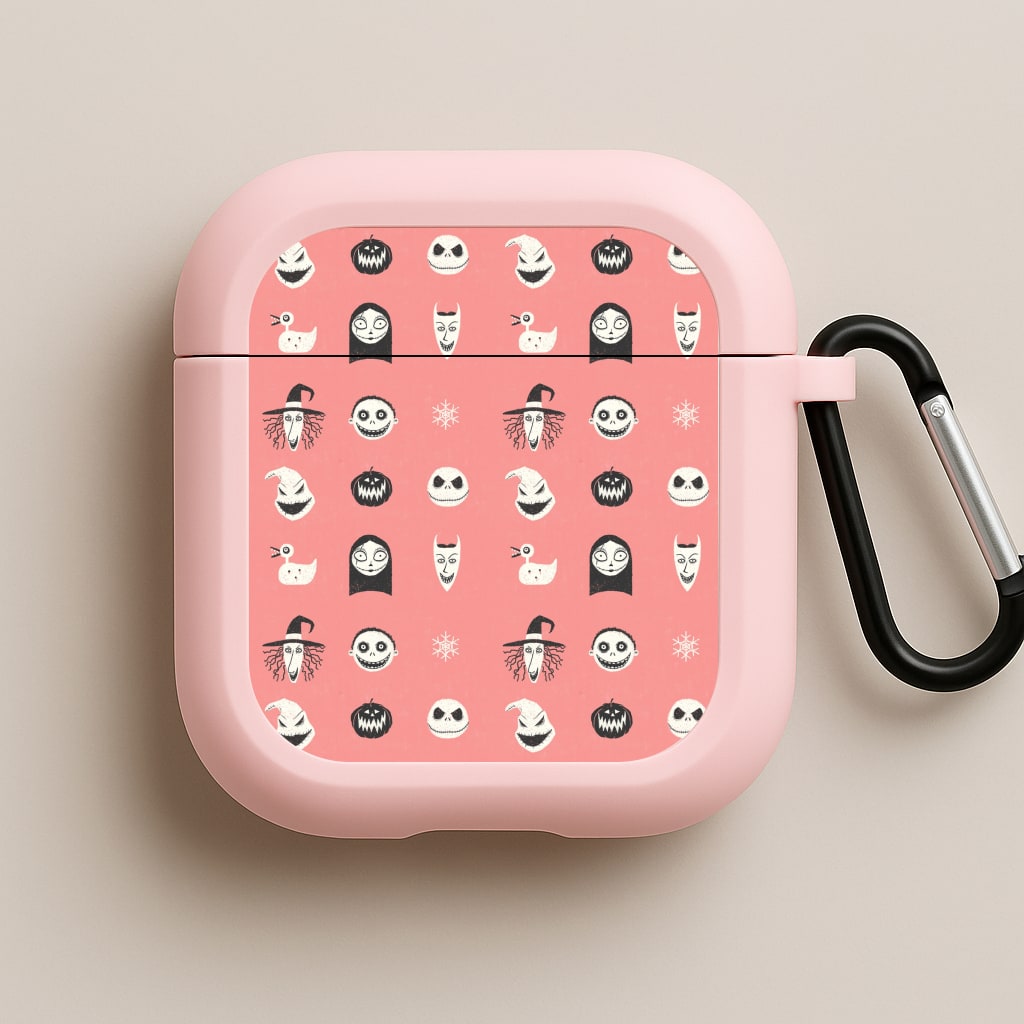TNBC Pattern Pink AirPods Case