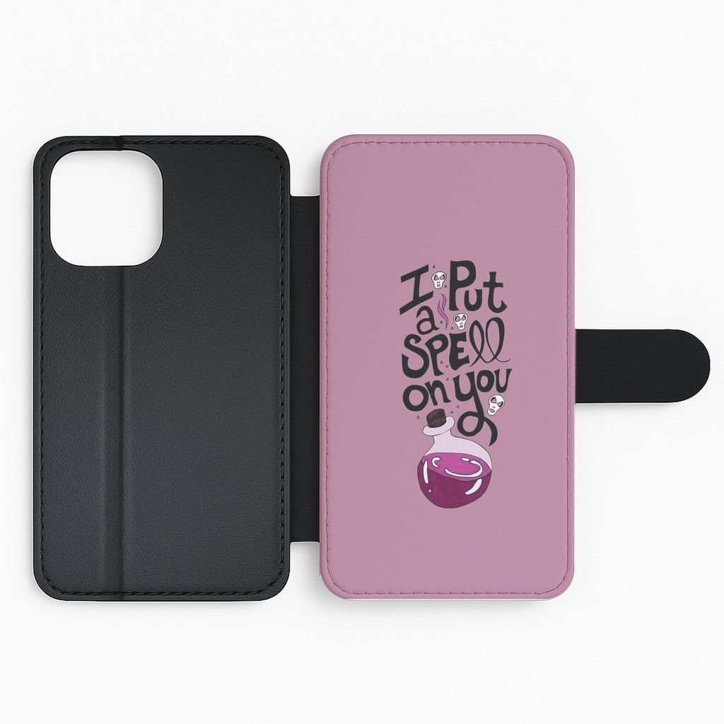 I Put A Spell On You - Hocus Halloween Flip Phone Case