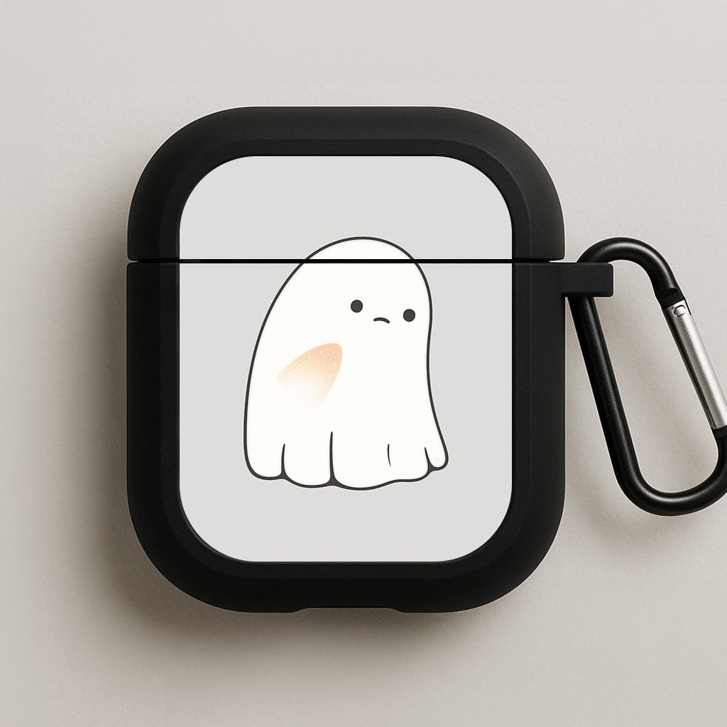 Sad Ghost Halloween AirPods Case