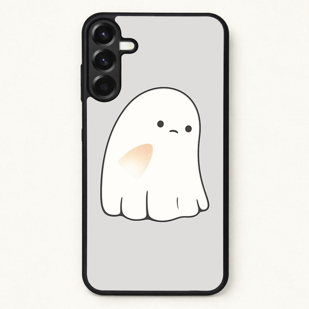 Sad Ghost Halloween Phone Case for Galaxy A57