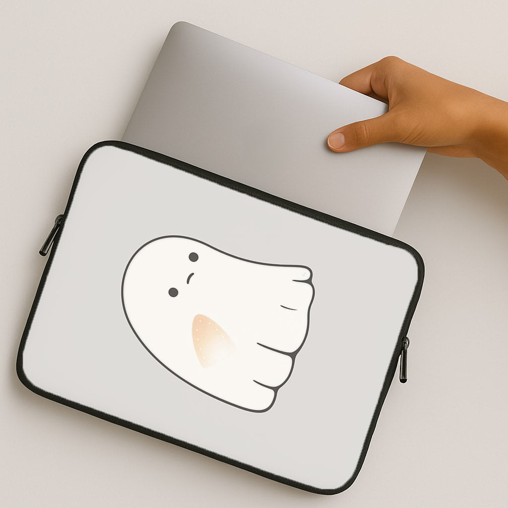Sad Ghost Halloween MacBook Case