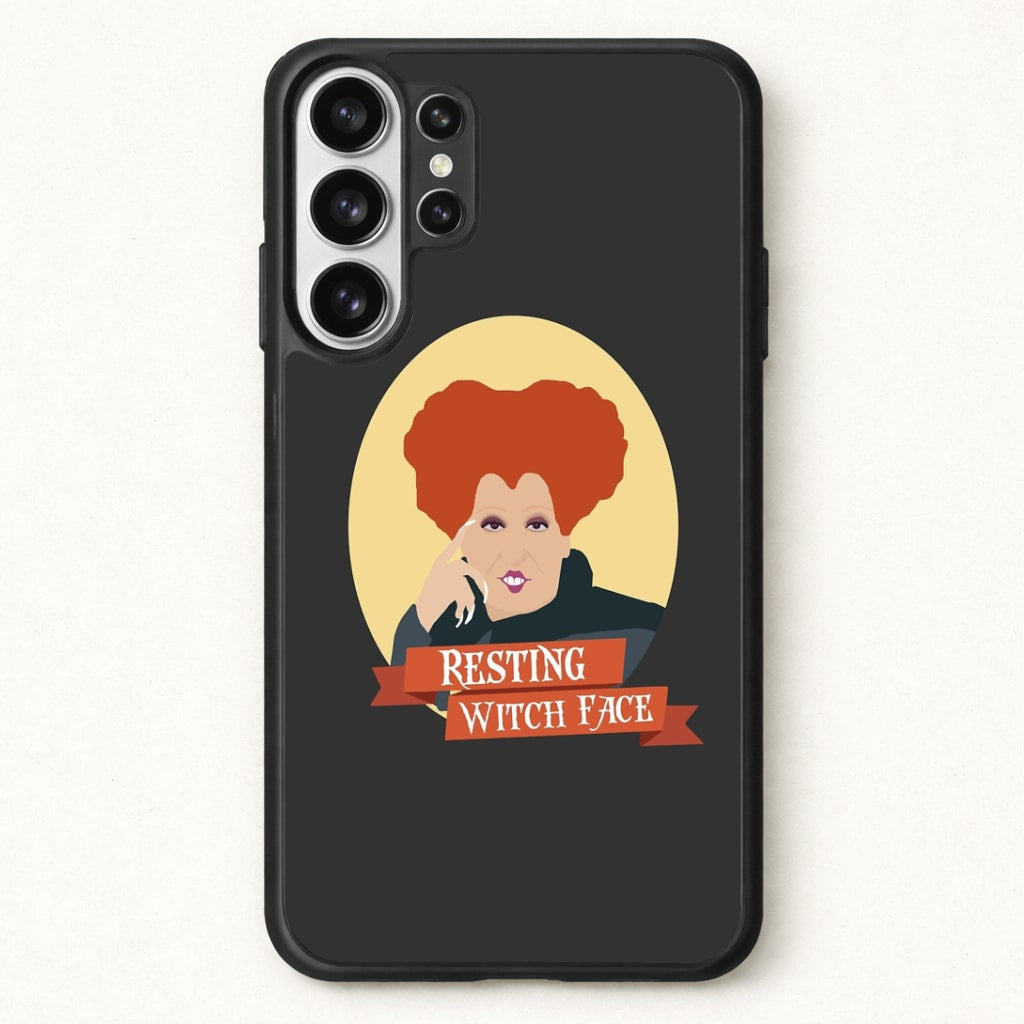 Resting Witch Face - Hocus Halloween Phone Case for Galaxy S26 Ultra