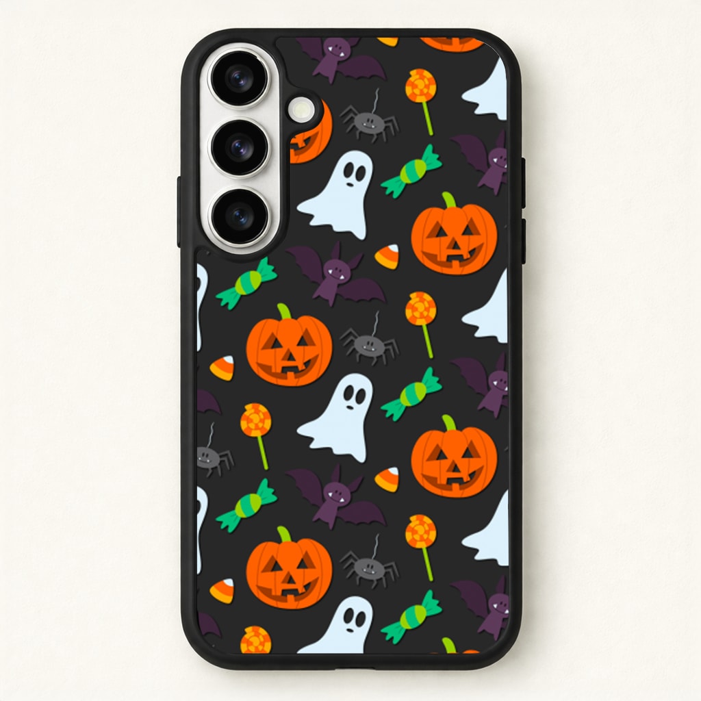 Colourful Halloween Pattern Phone Case for Galaxy S26