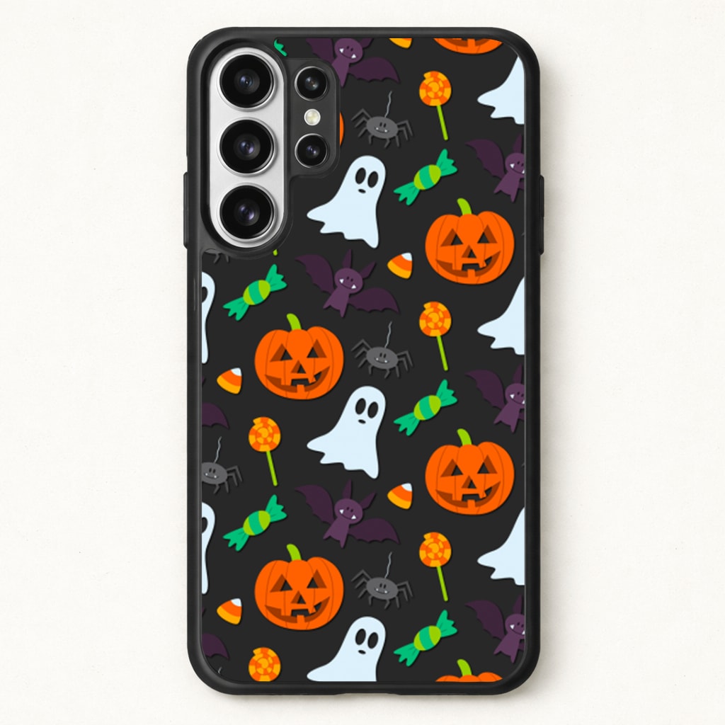 Colourful Halloween Pattern Phone Case for Galaxy S26 Ultra