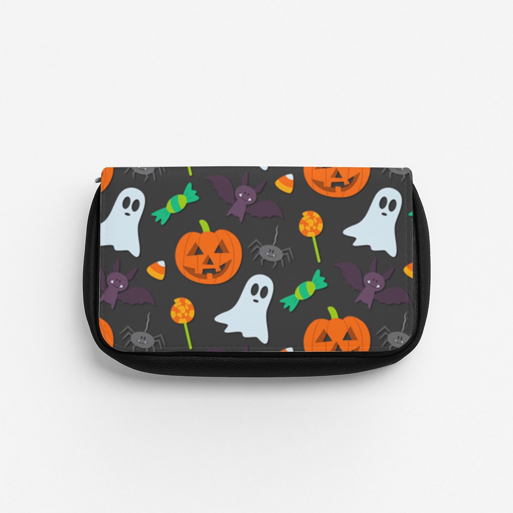Colourful Halloween Pattern Pencil Case