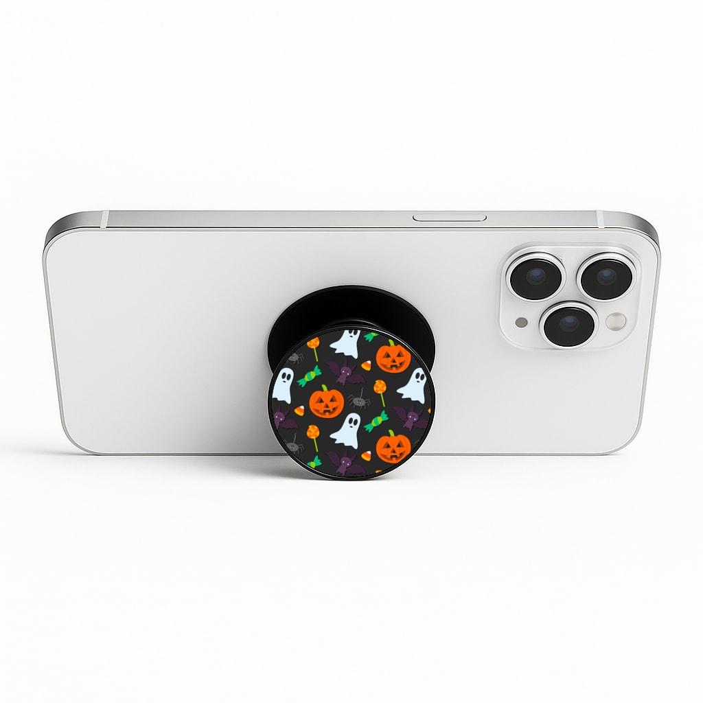Colourful Halloween Pattern Phone Stand