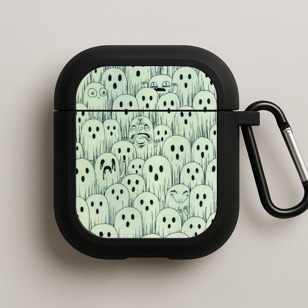 Droopy Ghost Pattern AirPods Case