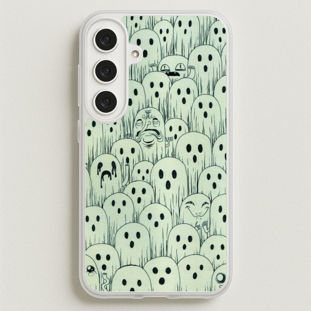 Droopy Ghost Pattern Phone Case for Galaxy S25FE
