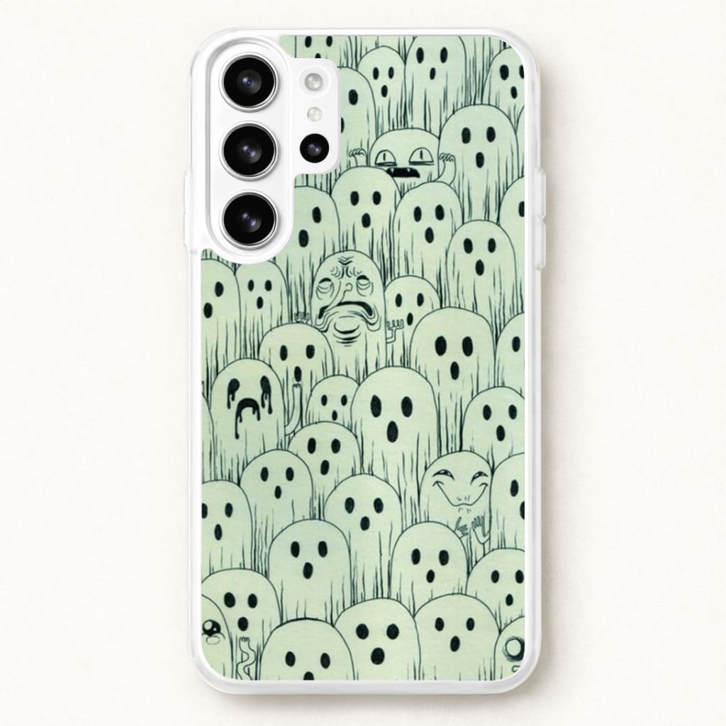 Droopy Ghost Pattern Phone Case for Galaxy S26 Ultra