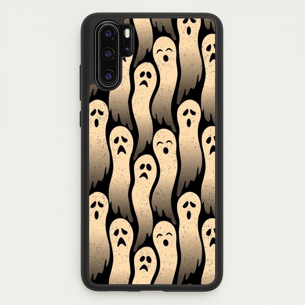 Vintage Wriggly Ghost Pattern Phone Case for Huawei P30 Pro - HAL-040-P30P