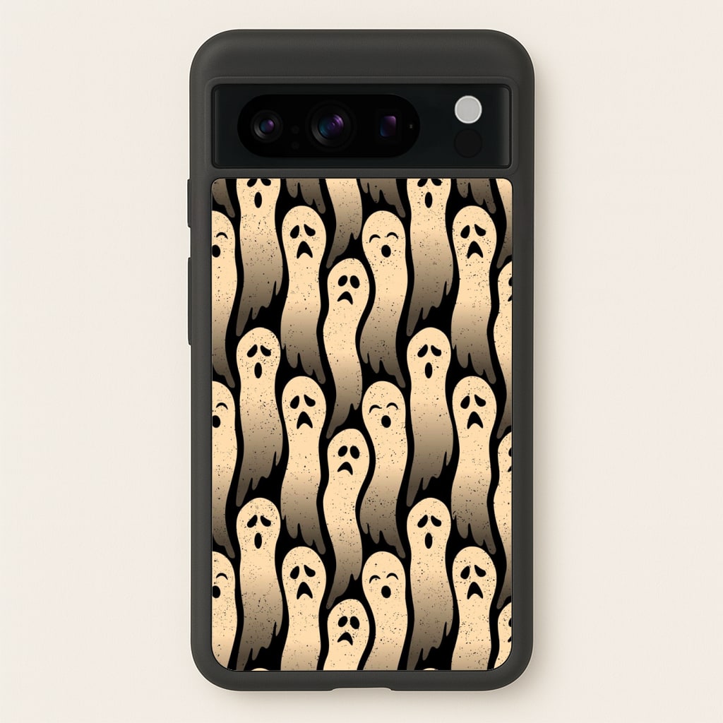 Vintage Wriggly Ghost Pattern Phone Case for Google Pixel 8 Pro - HAL-040-GP8Pro