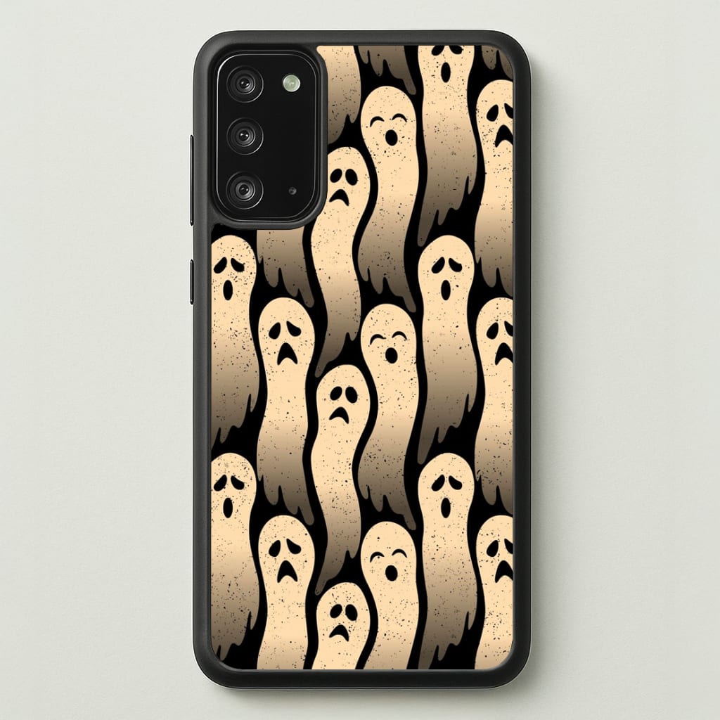 Vintage Wriggly Ghost Pattern Phone Case for Galaxy Note 20 - HAL-040-N20