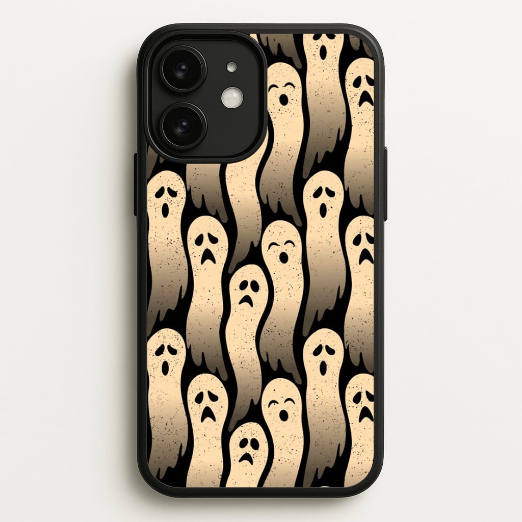 Vintage Wriggly Ghost Pattern Phone Case for iPhone 11 - HAL-040-11