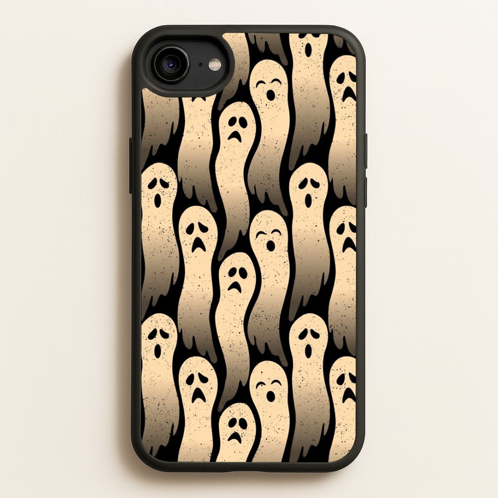 Vintage Wriggly Ghost Pattern Phone Case for iPhone 6 / 7 / 8 / SE - HAL-040-7