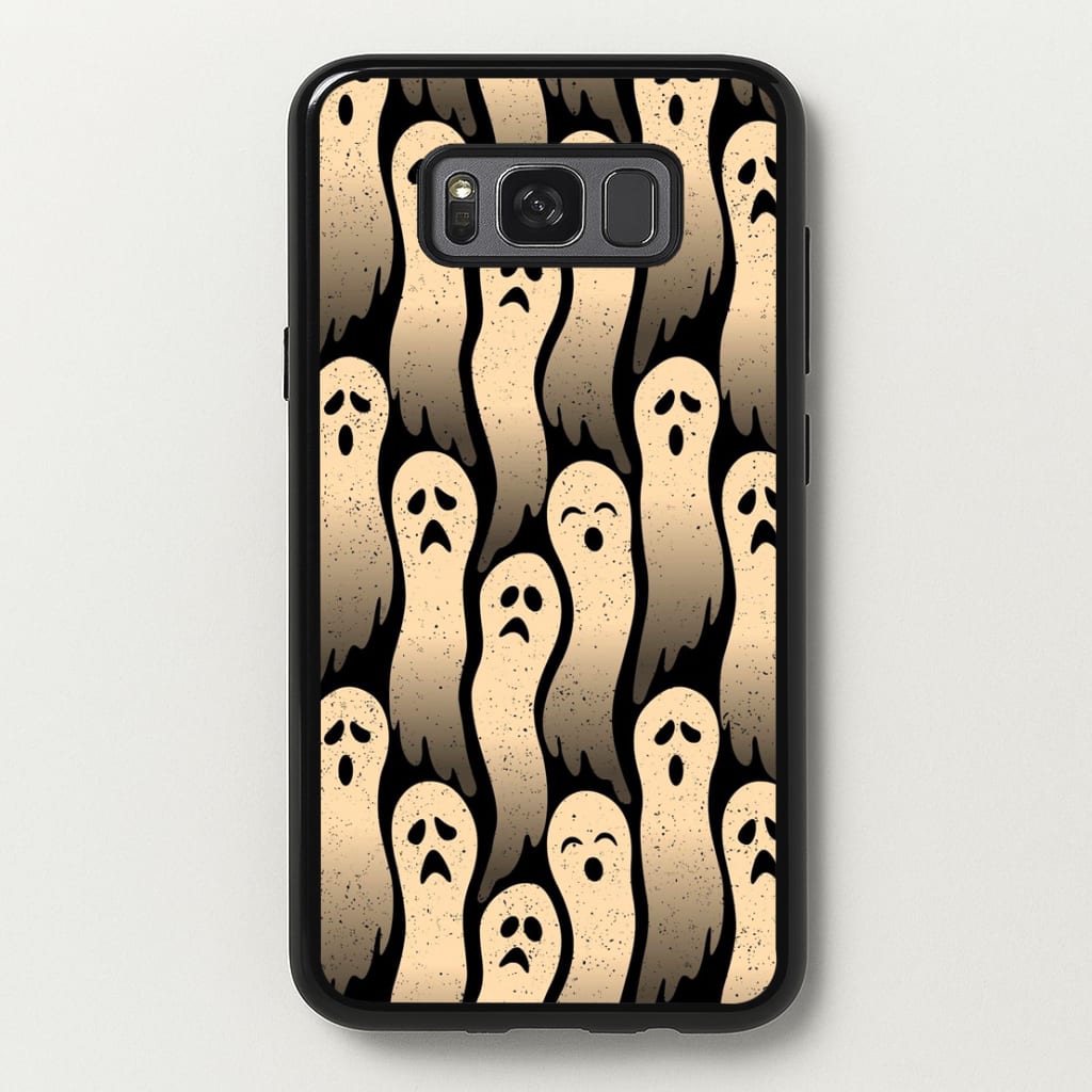 Vintage Wriggly Ghost Pattern Phone Case for Galaxy S8 - HAL-040-S8