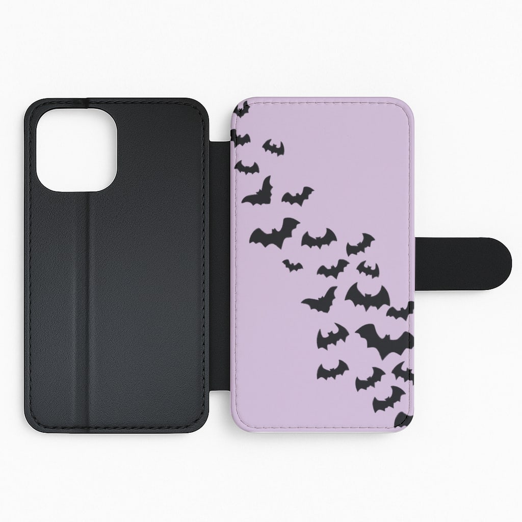 Bats - Halloween Flip Phone Case