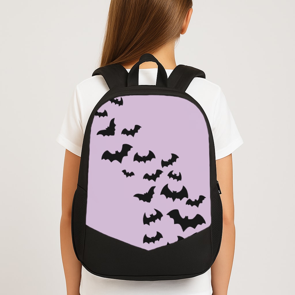 Bats - Halloween Large School Bag