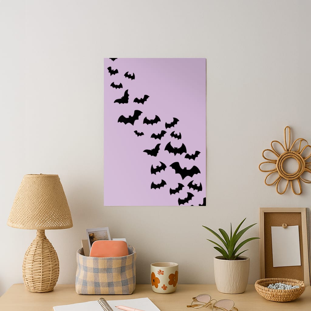 Bats - Halloween Art Print