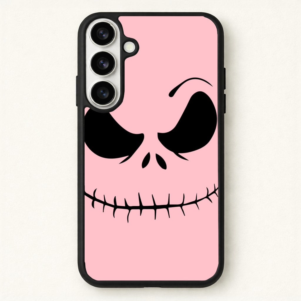 Pink Jack Skeleton Phone Case for Galaxy S26