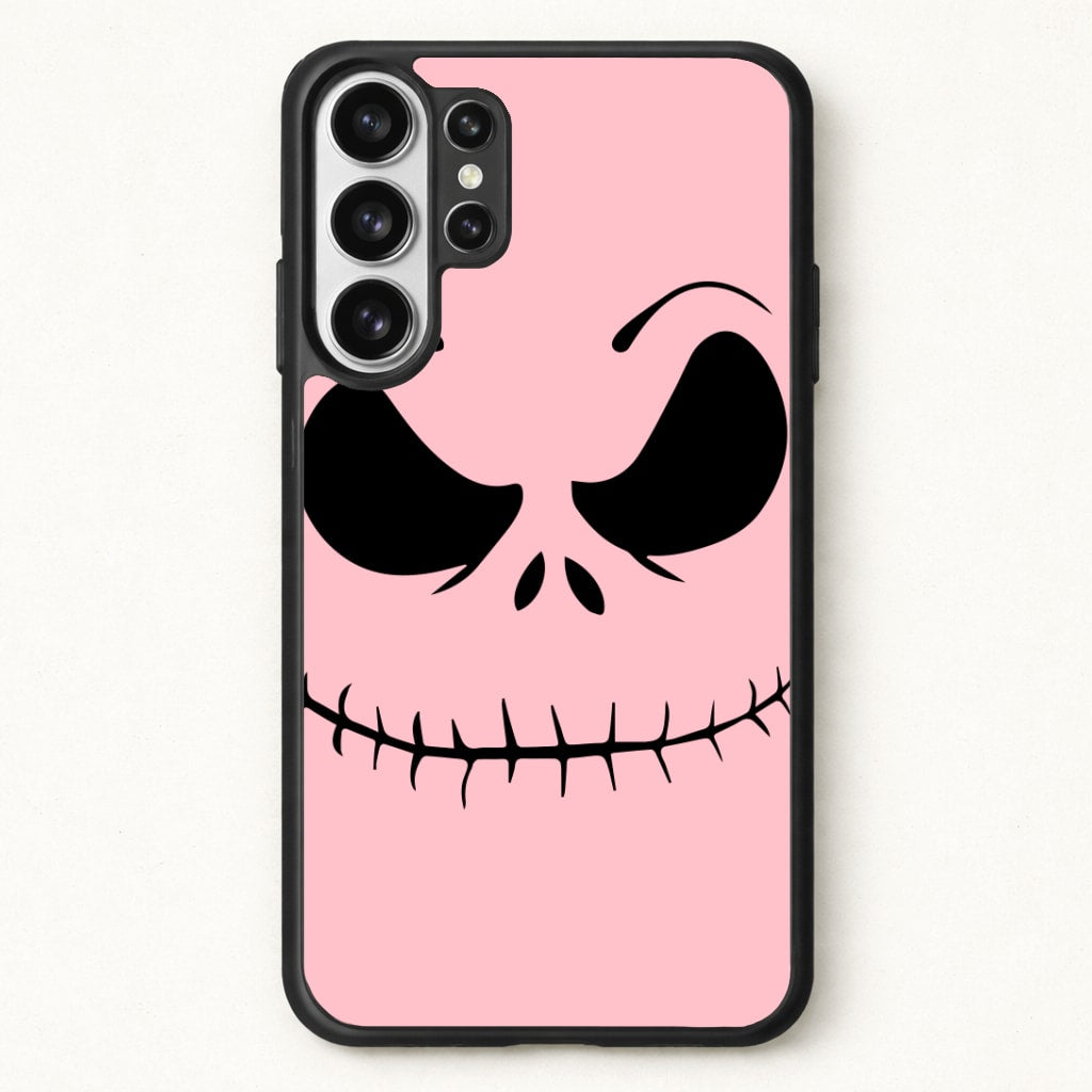 Pink Jack Skeleton Phone Case for Galaxy S26 Ultra