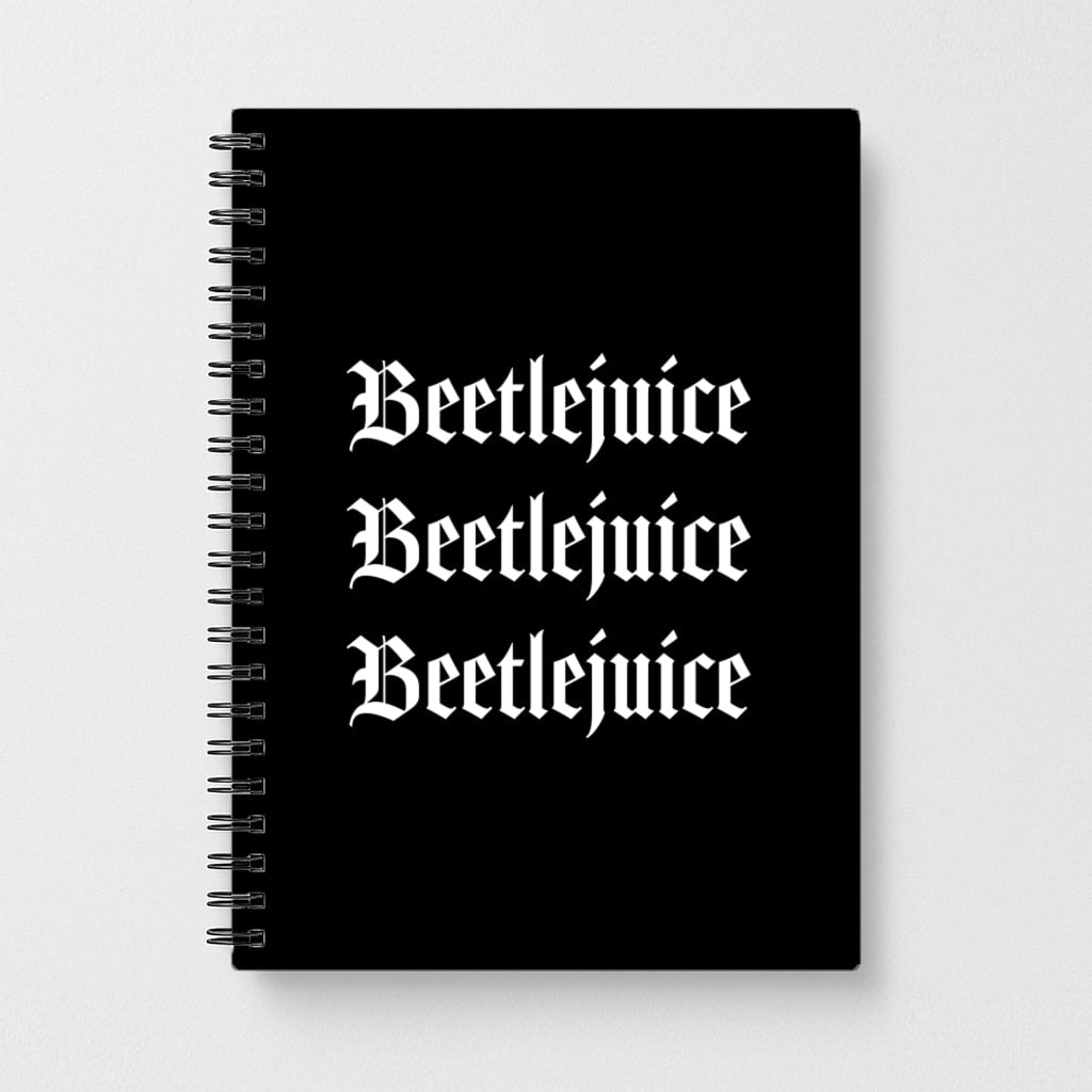 Beetlejuice Notebook