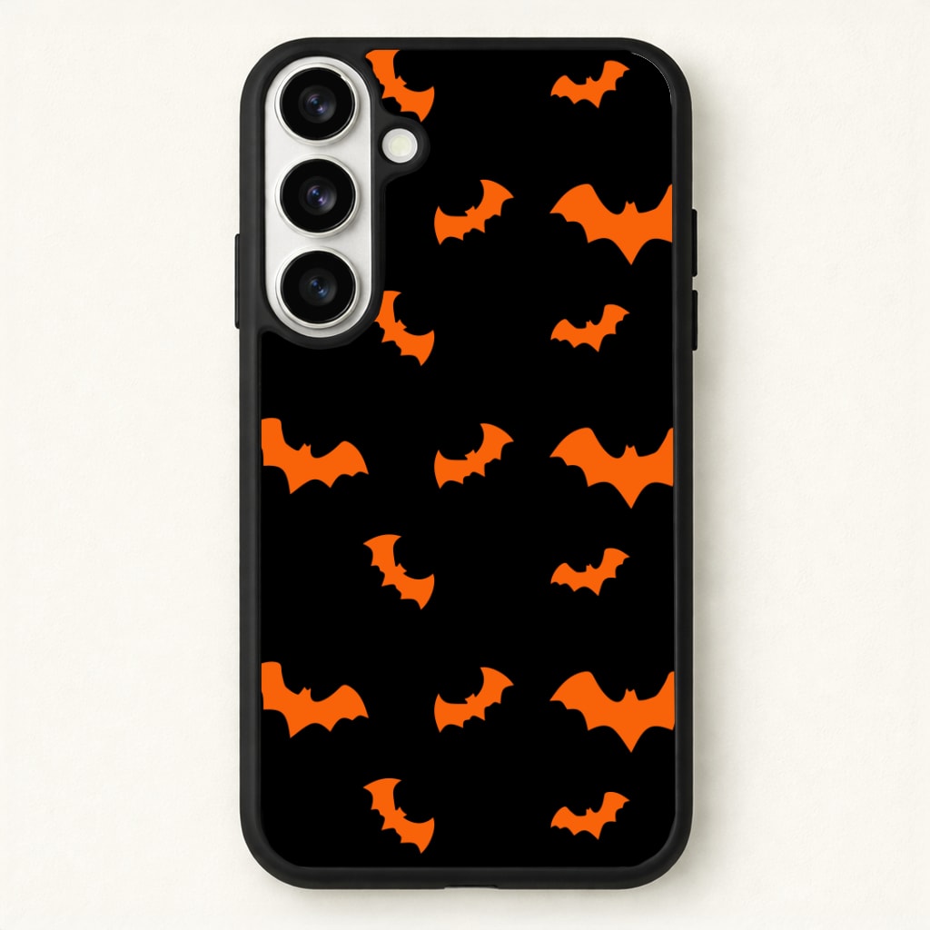 Orange Bat Phone Case for Galaxy S26