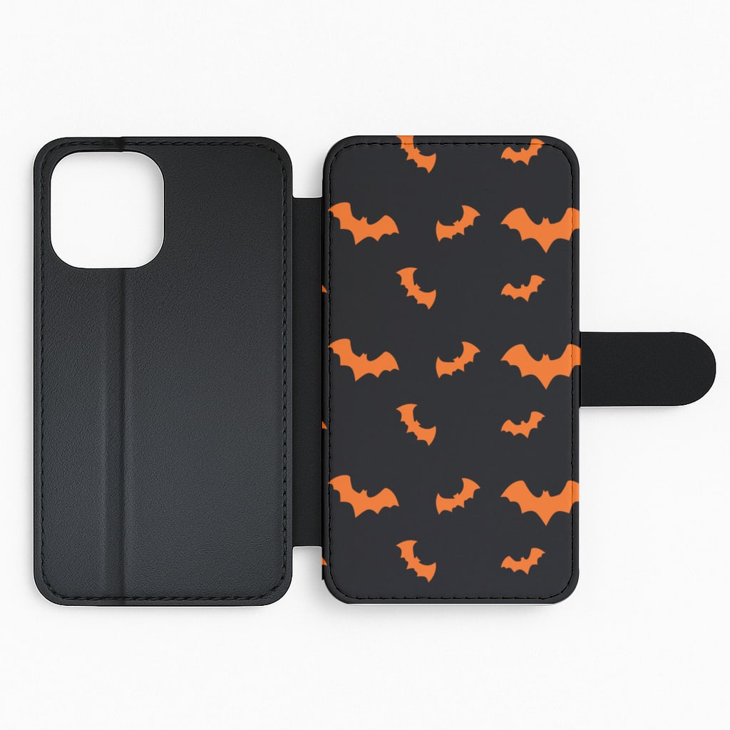 Orange Bat Flip Phone Case