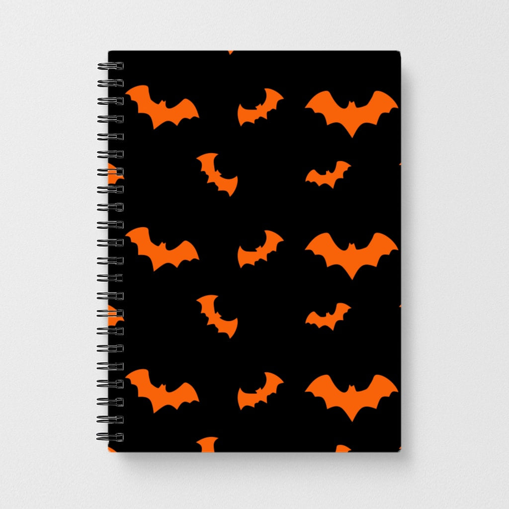 Orange Bat Notebook