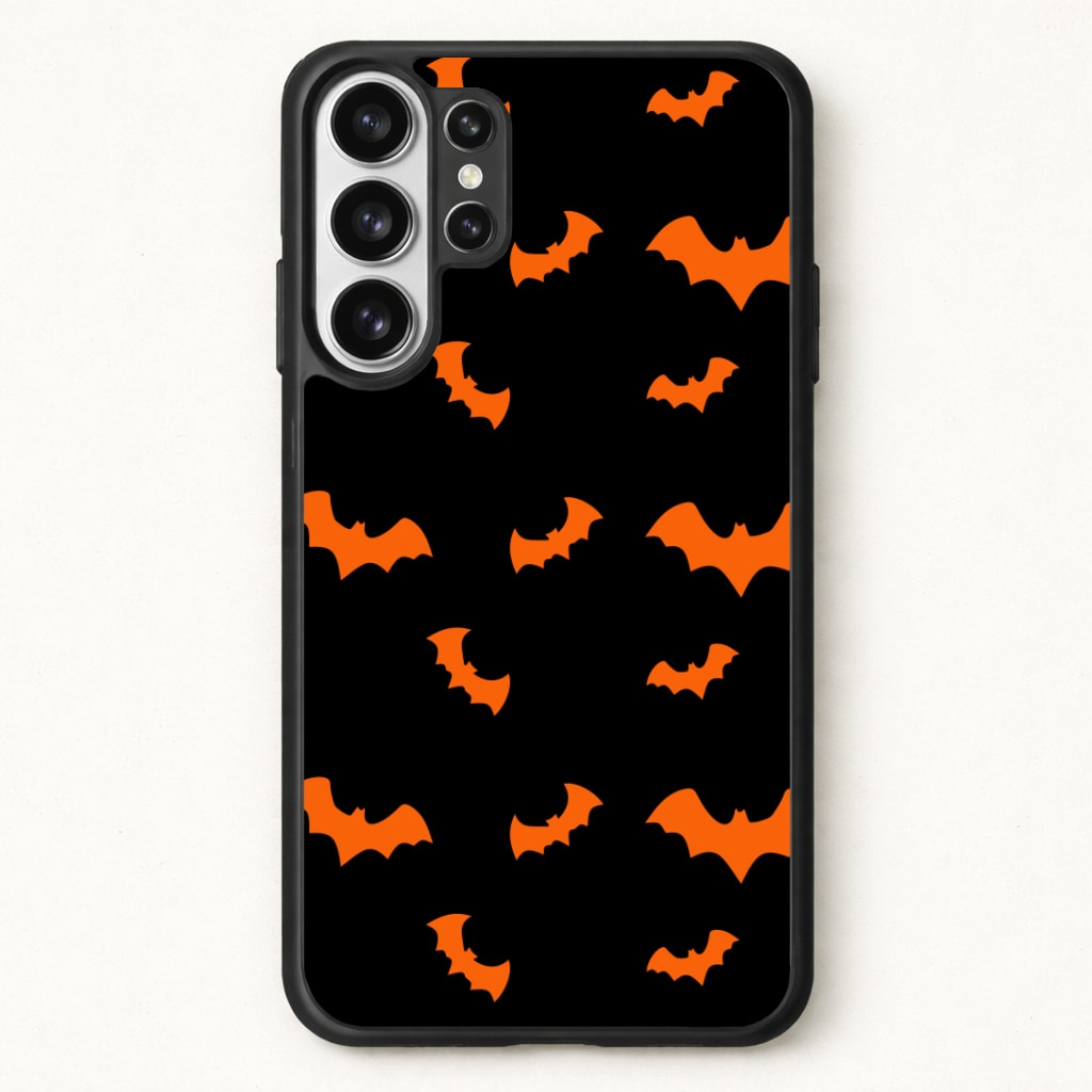 Orange Bat Phone Case for Galaxy S26 Ultra