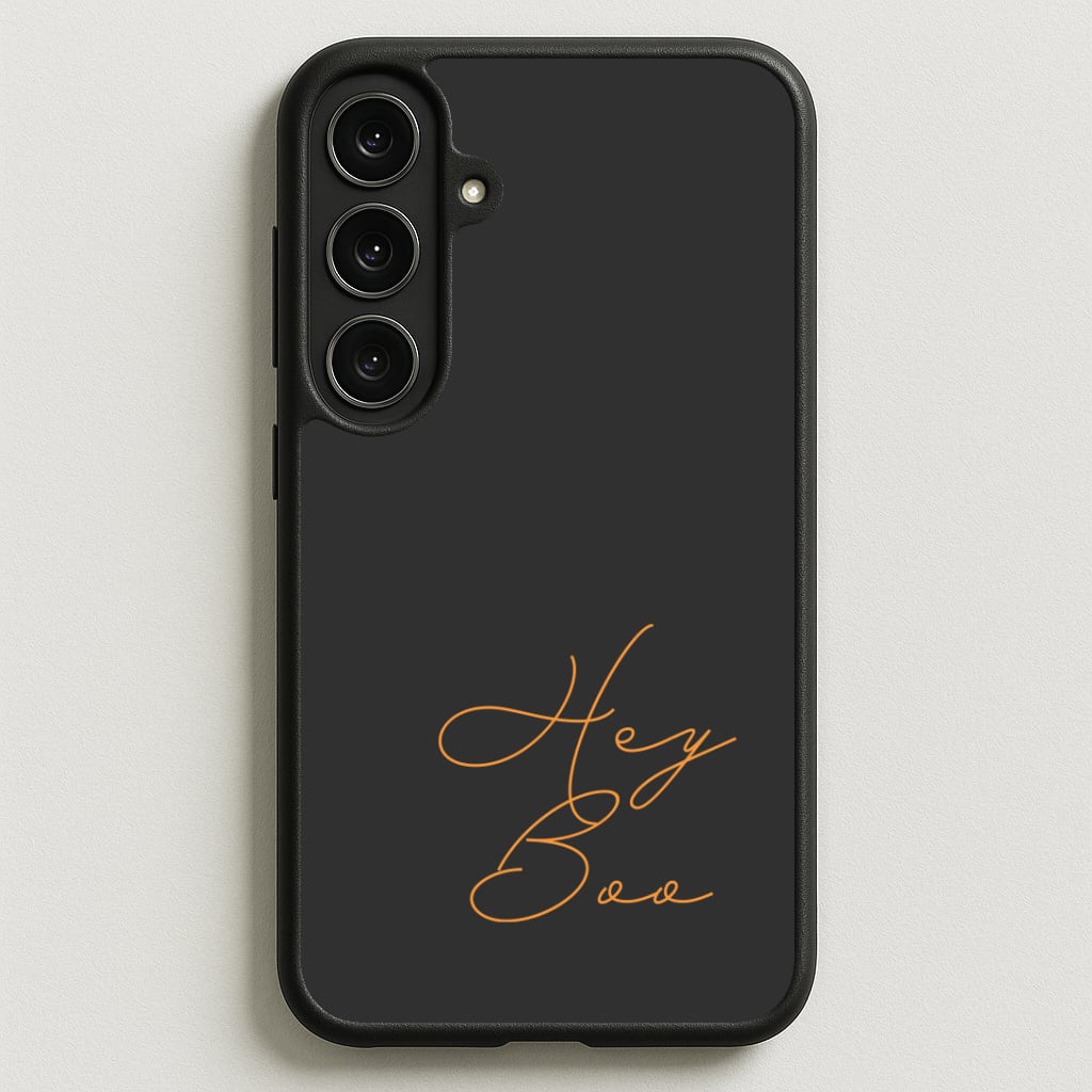 Hey Boo - Halloween Phone Case for Galaxy S25FE