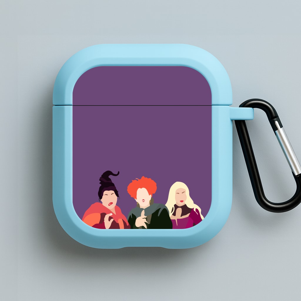 Hocus Halloween Witches - Halloween Blue AirPods Case