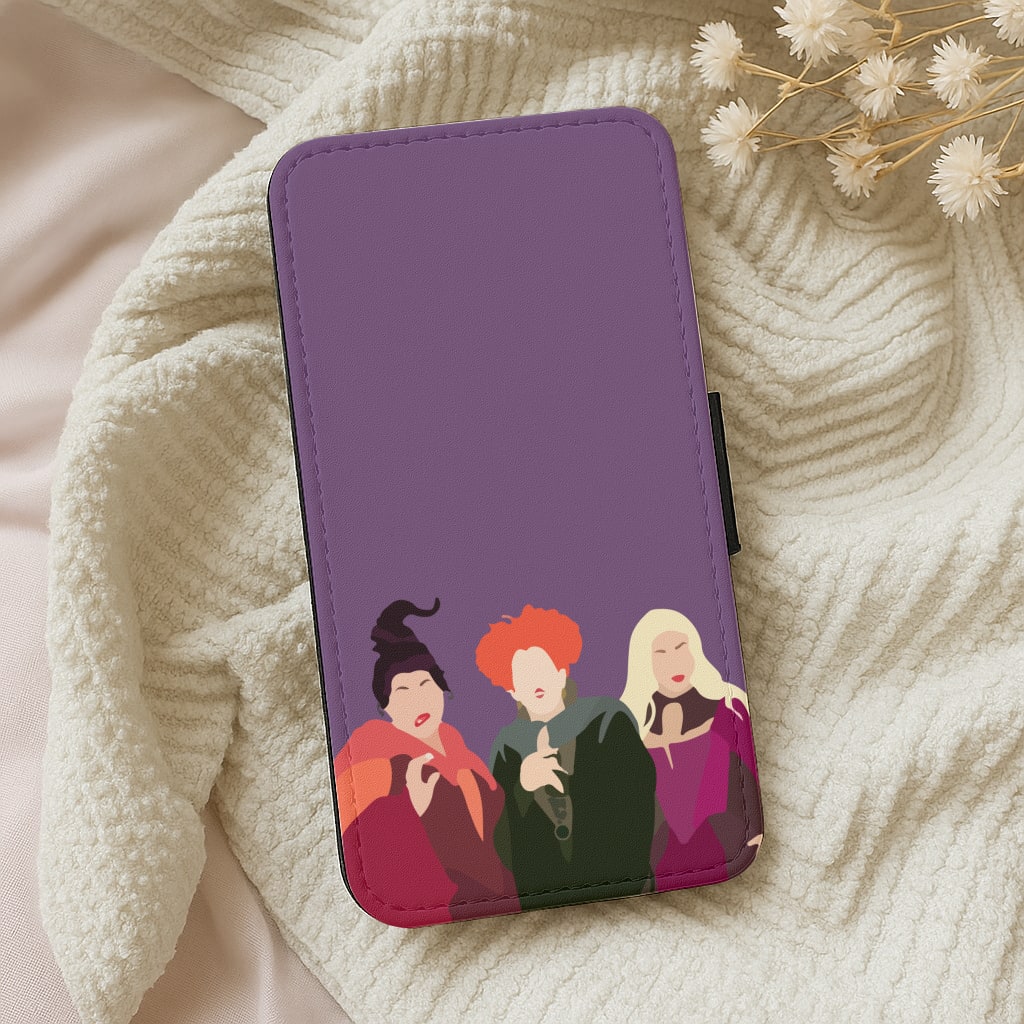 Hocus Halloween Witches - Halloween Wallet Phone Case
